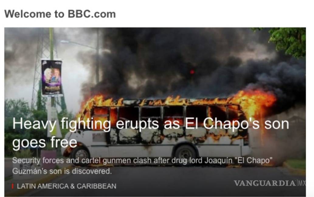 $!Señala NY Times y la prensa internacional que el gobierno de AMLO fue humillado con la liberación del hijo del ‘Chapo’