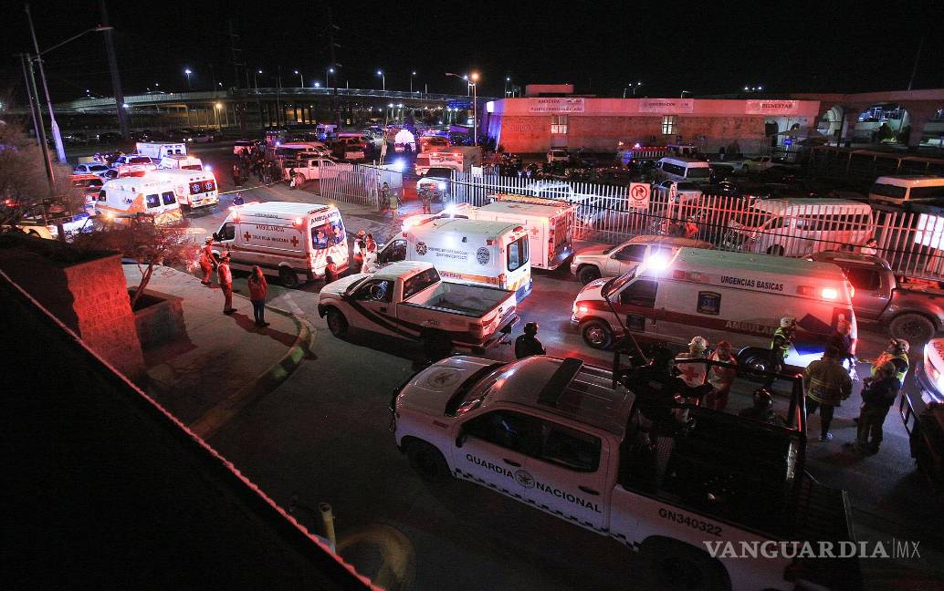 Así fue el incendio en Instituto Nacional de Migración en Ciudad Juárez en el que fallecieron 40 migrantes (fotos)