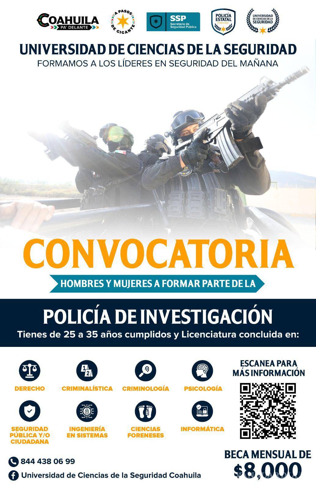 $!La convocatoria contempla una beca mensual de 8 mil pesos para los aspirantes seleccionados durante su proceso de formación.