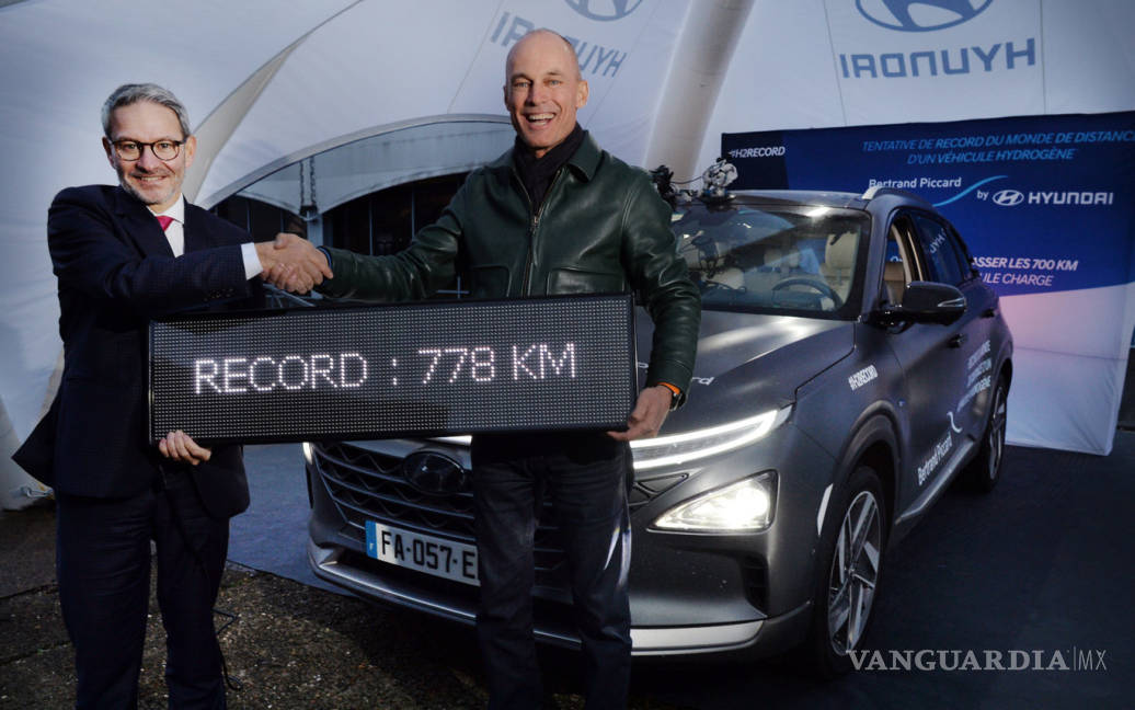 $!El Hyundai NEXO impulsado por hidrógeno logra récord mundial de distancia con casi 800 km