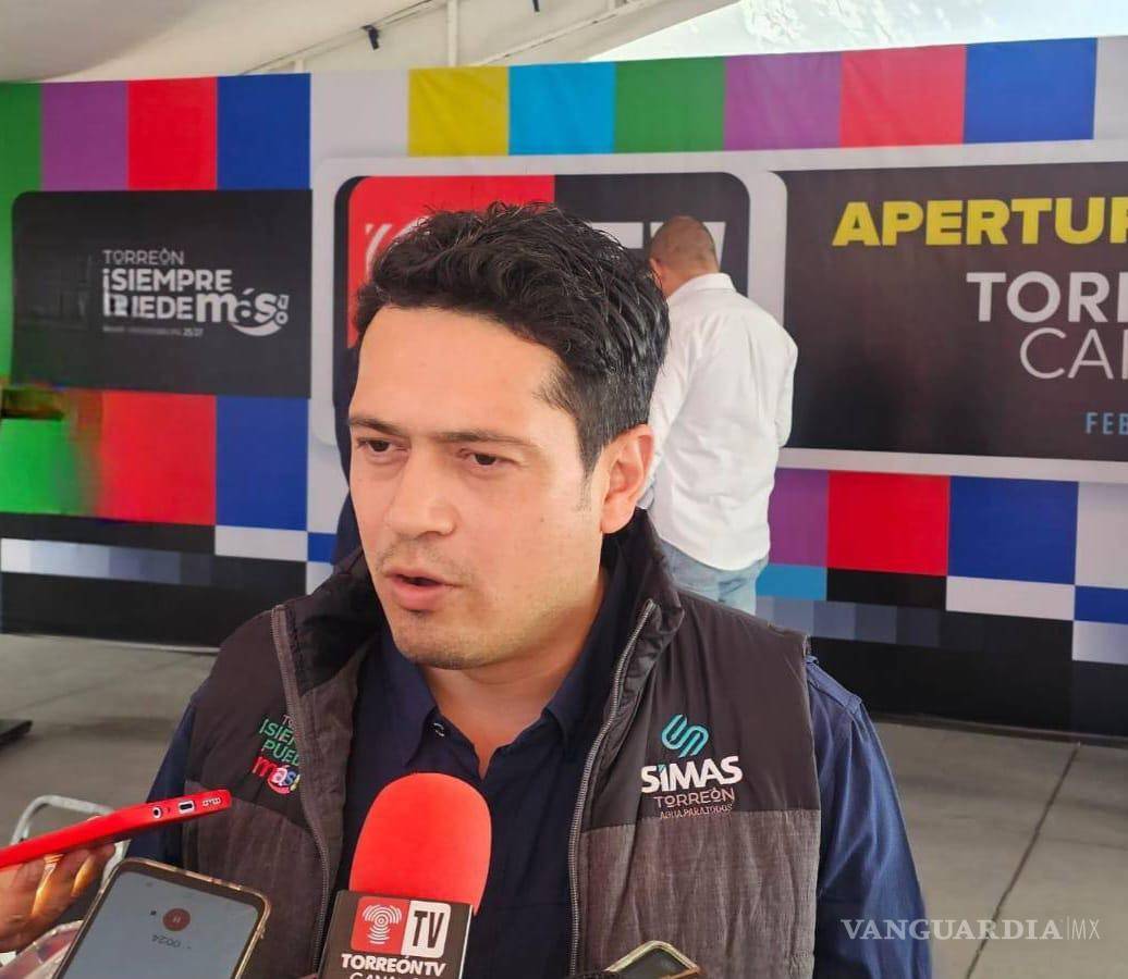 $!Roberto Escalante, gerente de SIMAS Torreón, informó que se gestiones ante Conagua para ampliar la cobertura del agua potabilizada en el municipio.