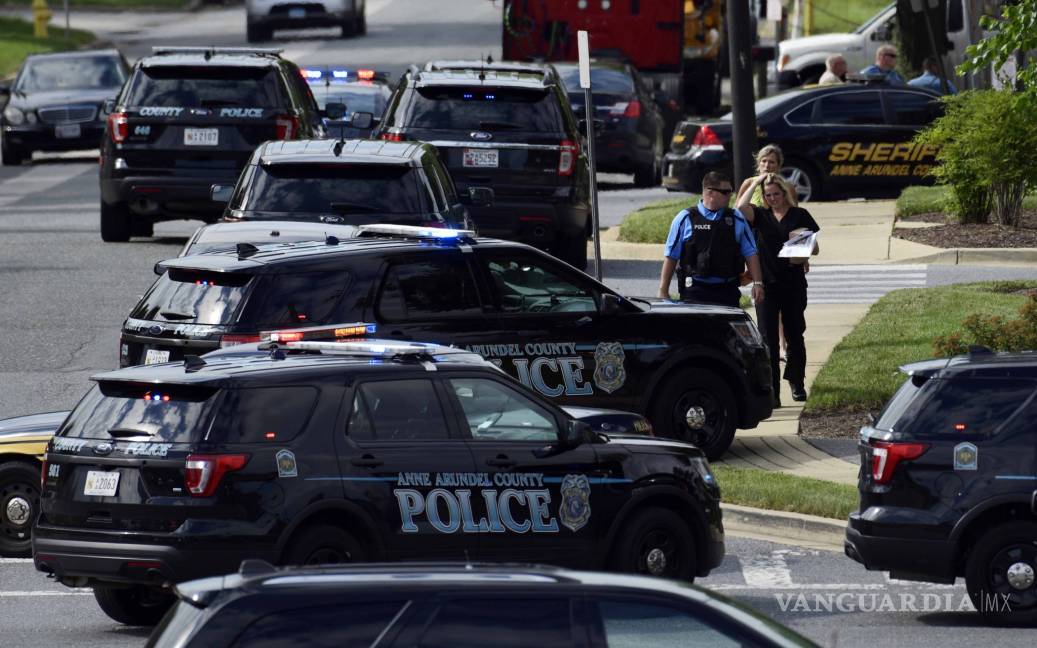 $!Se registra tiroteo en periódico de Maryland; reportan al menos cinco muertos