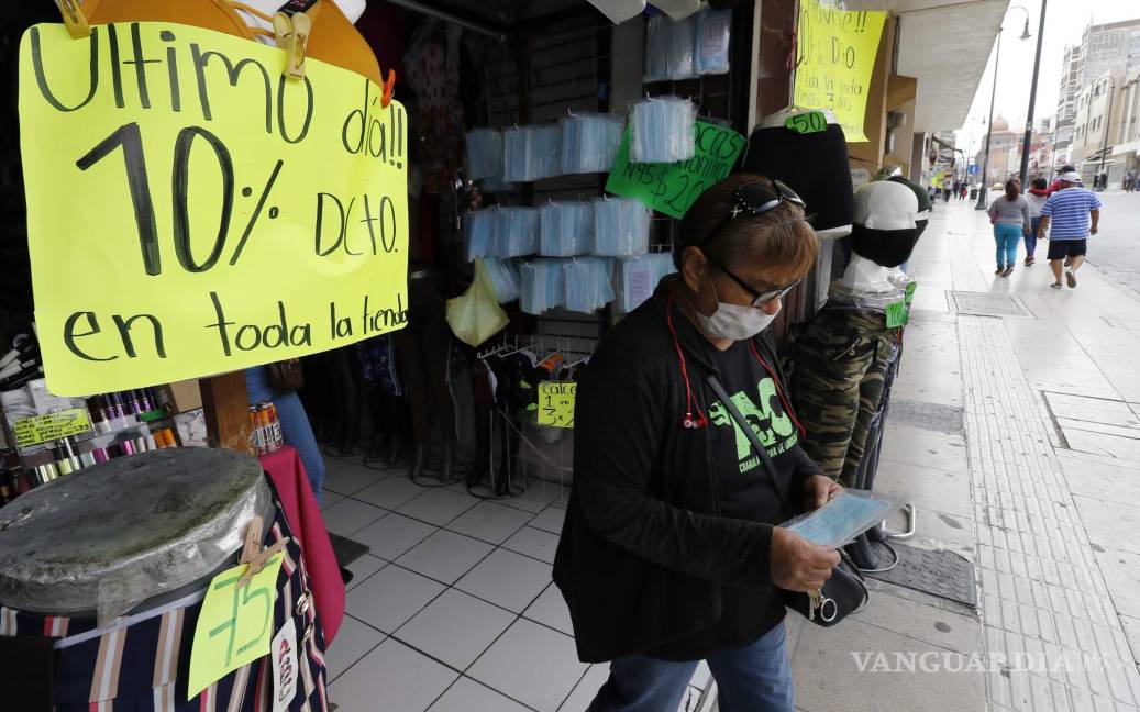 $!Cierra 85 por ciento del comercio en Saltillo; locatarios deben acatar medidas