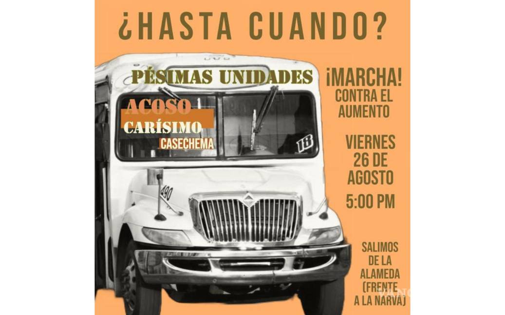 $!Entre las principales peticiones se encuentran la derogación del aumento de 2 pesos en las tarifas general, con prepago y preferencial para estudiantes.