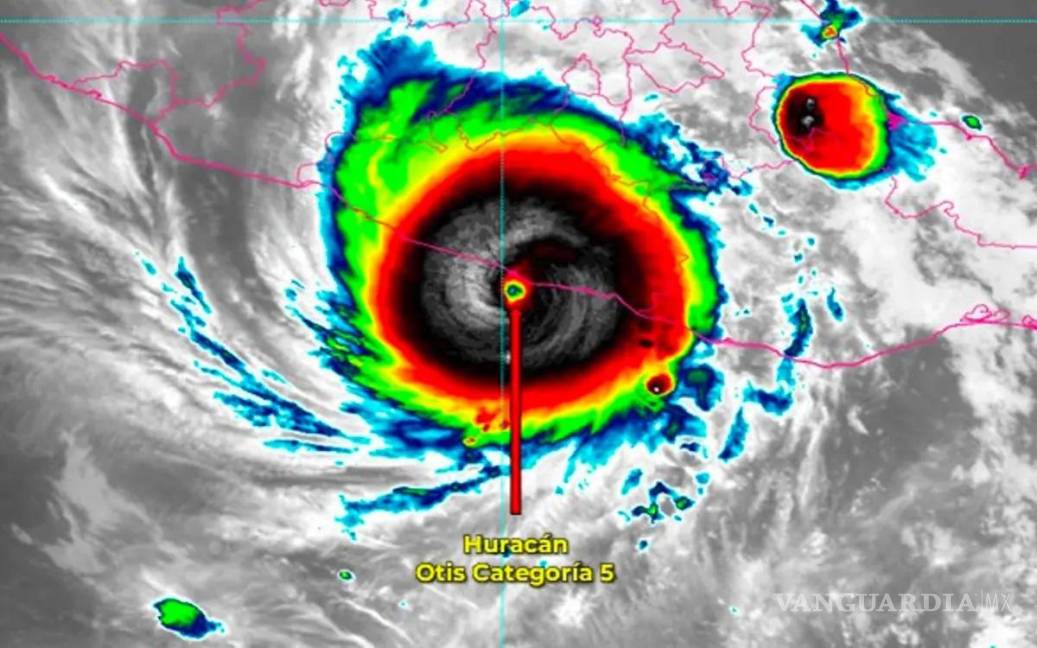 $!Fuerza de Otis solo ha sido superada por Patricia, el huracán más peligroso de la historia