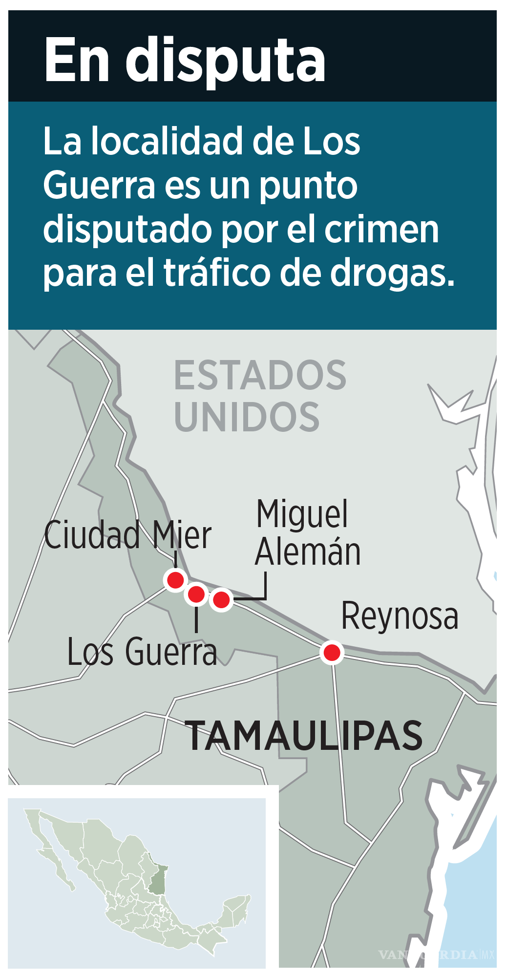 $!La localidad de Los Guerra es un punto disputado por el crimen para el tráfico de drogas.