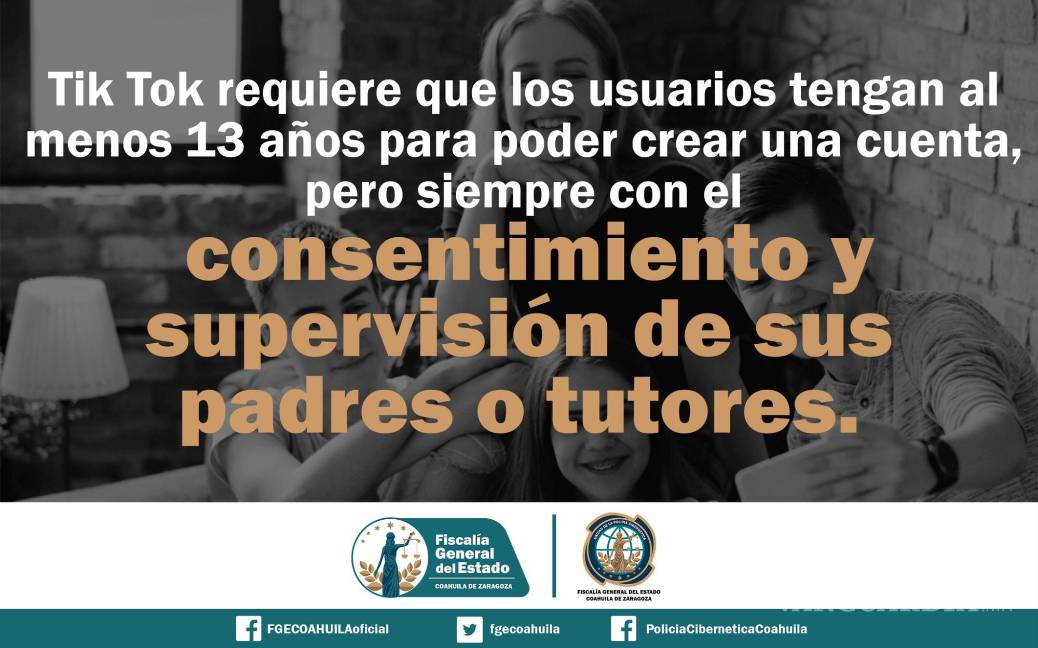 Alerta Policía Cibernética de Coahuila contra el contenido violento de TikTok