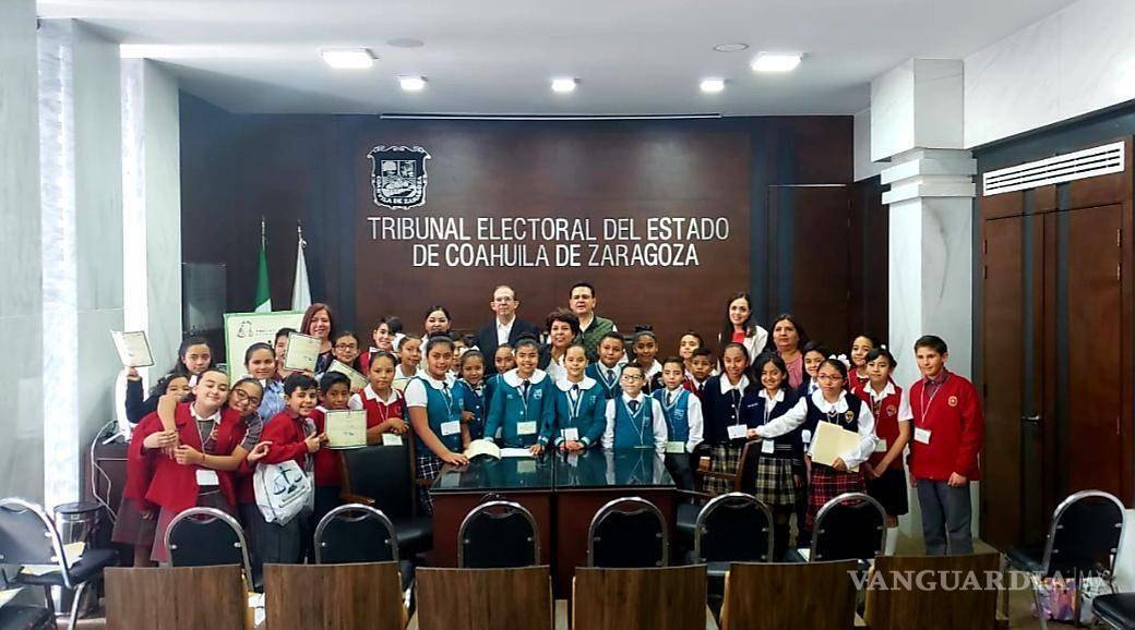 $!Anuncia TEC a ganadores del Tribunal Electoral Infantil en el Estado
