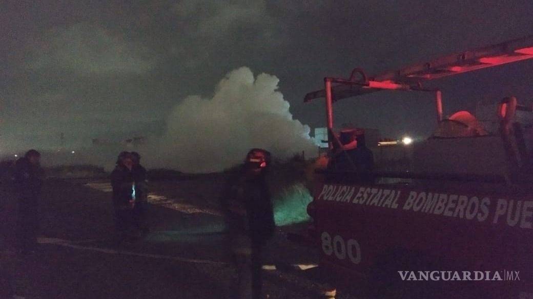 Controlan fuga de gas en ducto de Pemex en Puebla