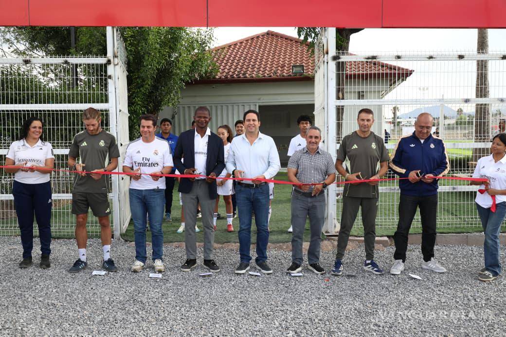 $!Saltillo inauguró la primera escuela de fútbol de la Fundación Real Madrid en el estado.