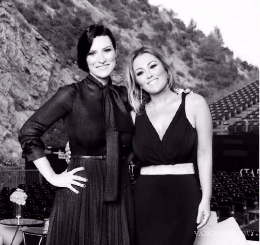 $!A pesar de la cuarentena, Laura Pausini celebra sus 46 años en su jardín junto a su hija
