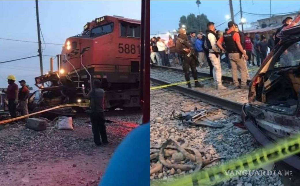 $!Mueren seis de una familia en choque con tren