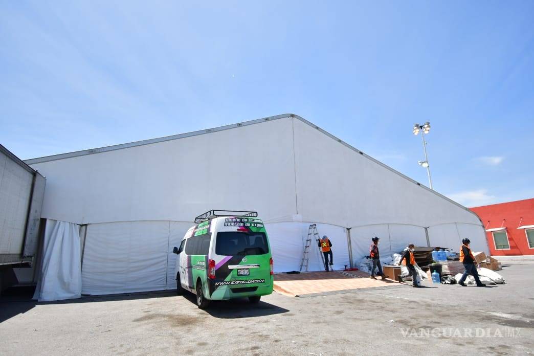 $!Coronavirus: Arriba mobiliario para Hospital Movil en Monclova