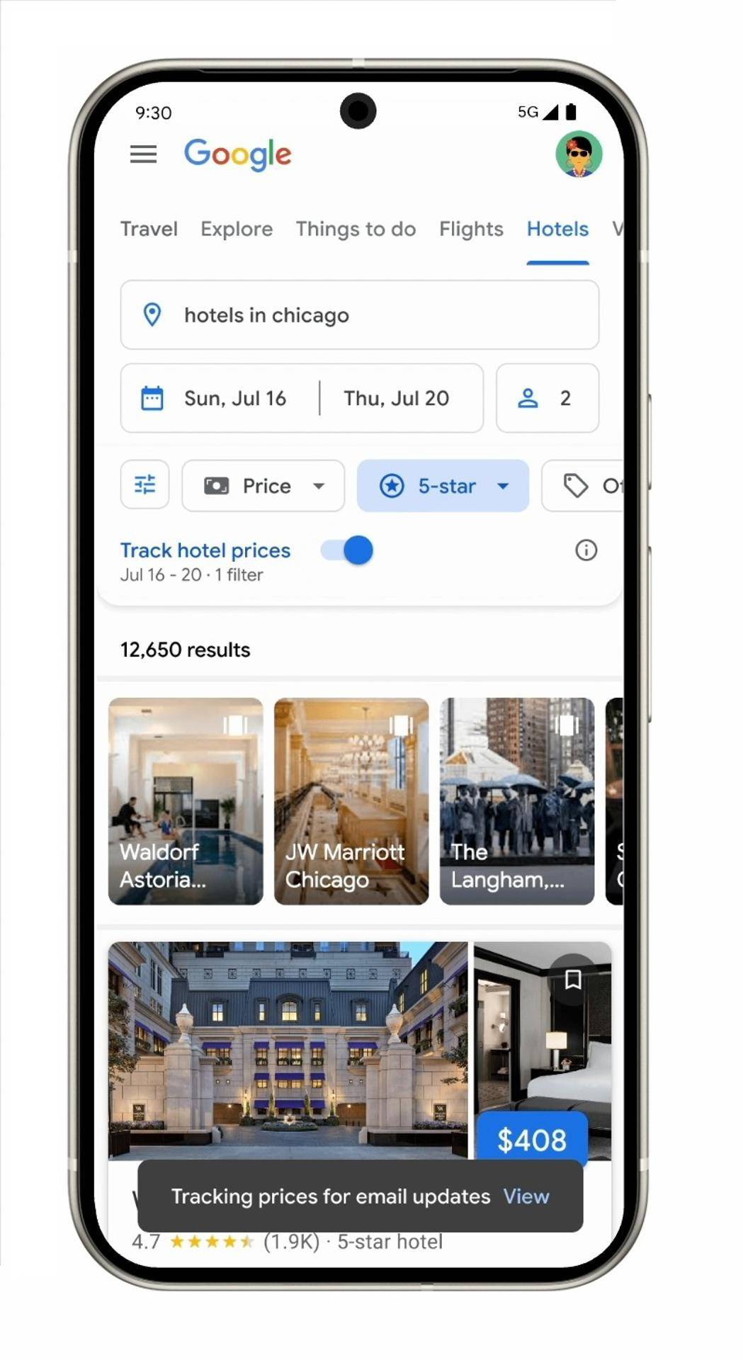 $!Una página con un rastreador de precios para hoteles que podrá mandar alertas a los usuarios si los precios bajan.