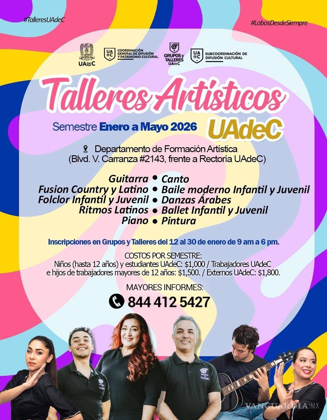 $!Los Talleres Artísticos de la UAdeC ofrecen disciplinas como música, baile y pintura, abiertas tanto a la comunidad universitaria como al público en general.