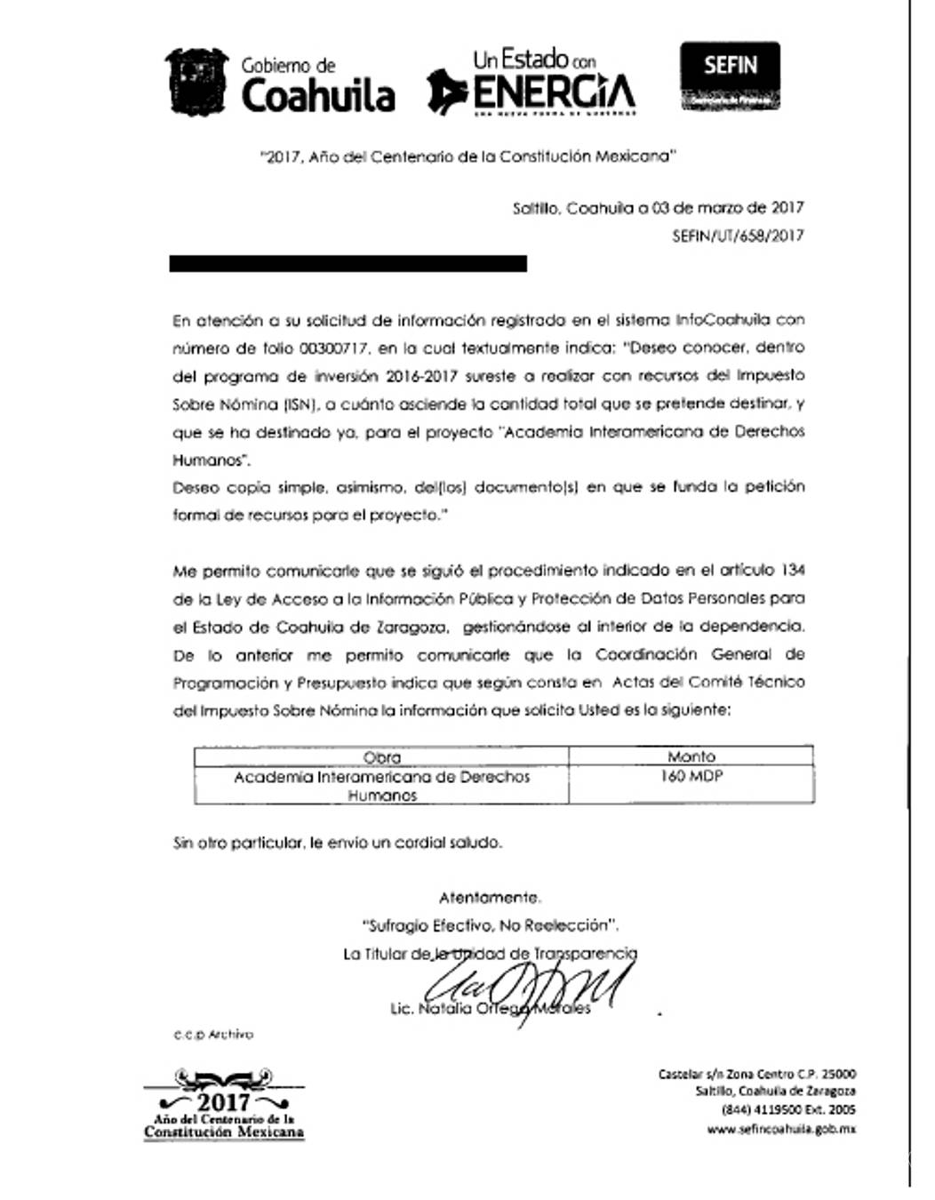 $!Luis Efrén Ríos niega que AIDH recibirá 160 mdp; columnista insiste en lo contrario