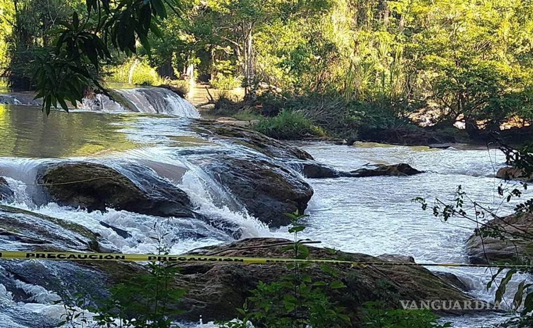 $!Murió turista portuguesa en las Cascadas de Agua Azul, en Chiapas