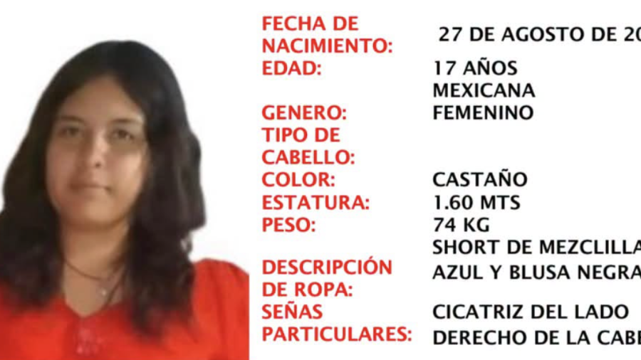 Kimberly fue vista por última vez el 21 de agosto en Saltillo.
