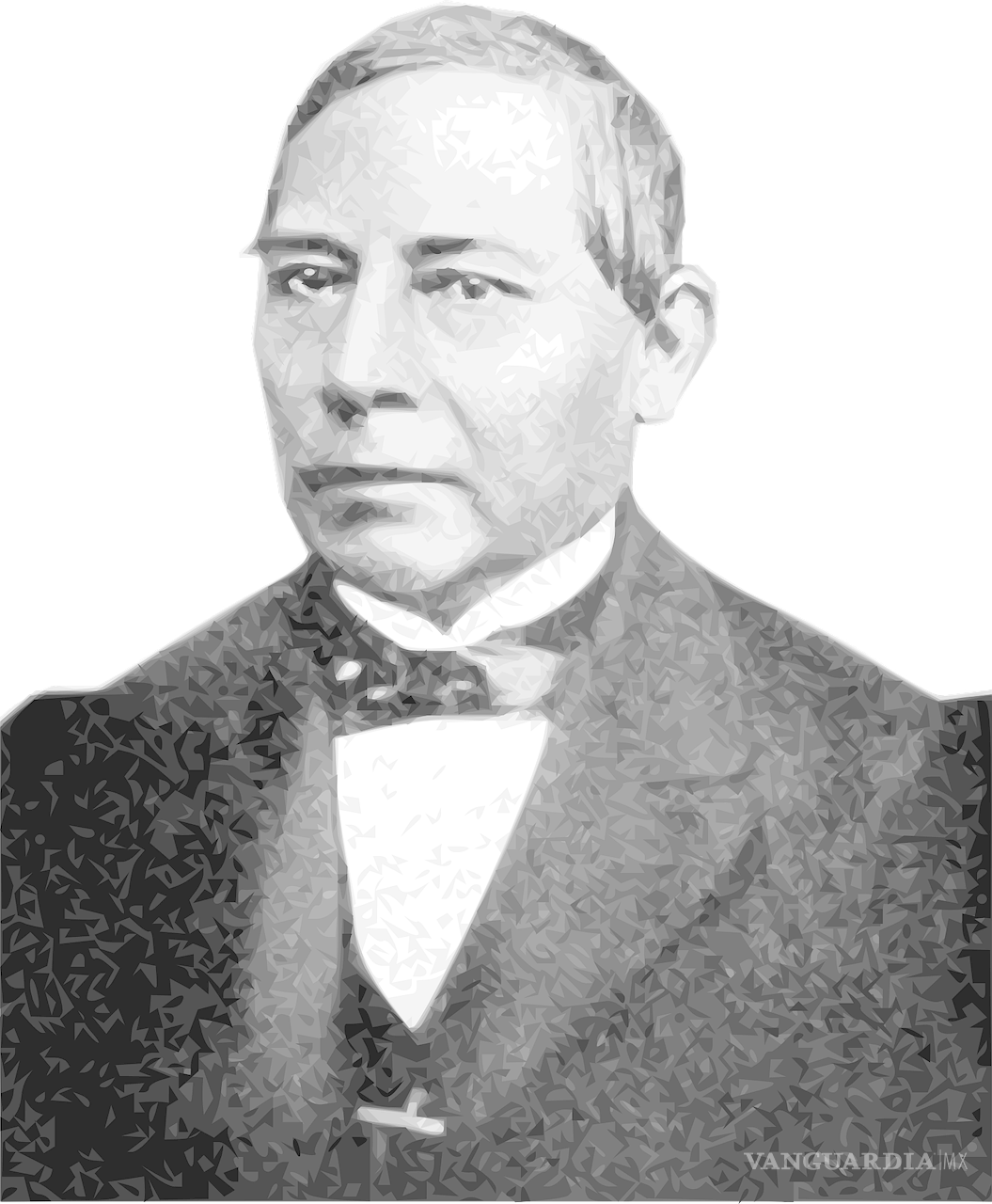 $!Retrato de Benito Juárez, ex presidente de México.