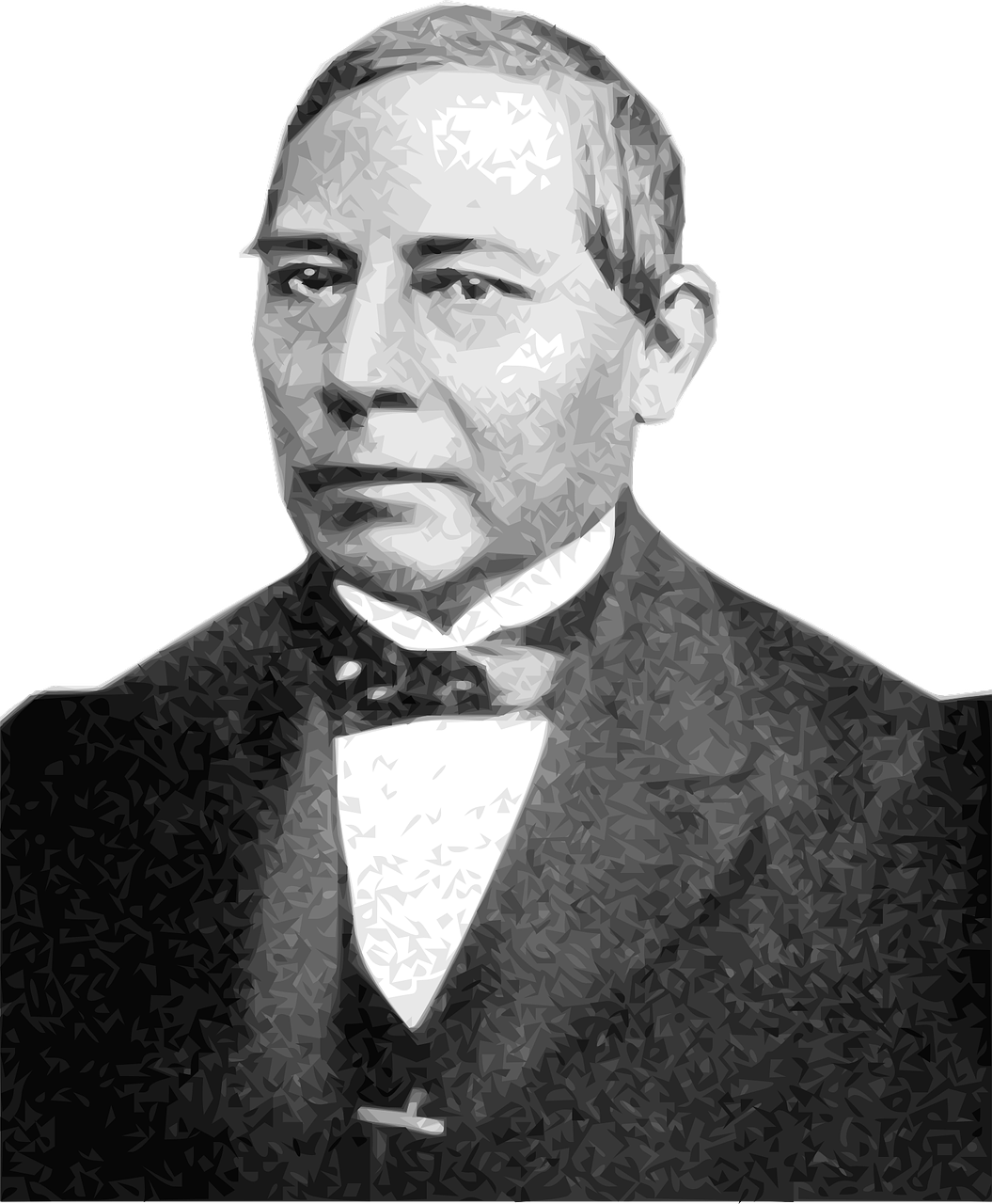 $!Retrato de Benito Juárez, ex presidente de México.