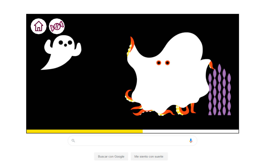 $!Google celebra &quot;Halloween&quot; con su doodle