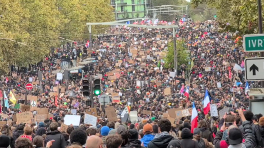 Protestas en Francia.