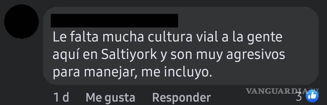 $!Esta es la calle ‘sin ley’ de Saltillo, ciudadanos reclaman que falta cultura vial