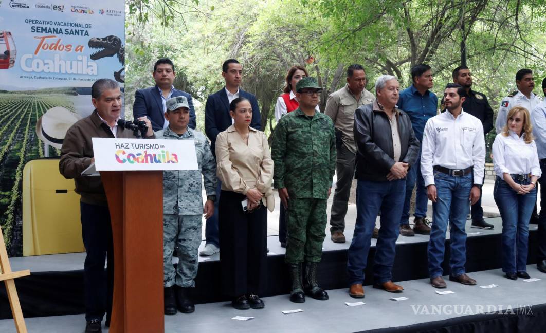 $!El gobernador Miguel Ángel Riquelme Solís fue el encargado de poner en marcha el operativo de seguridad.