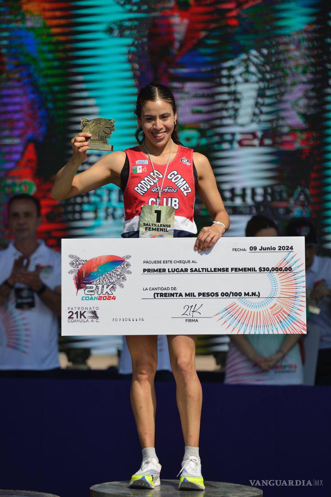 $!Fernanda terminó con un tiempo de una hora, 23 minutos y 23 segundos