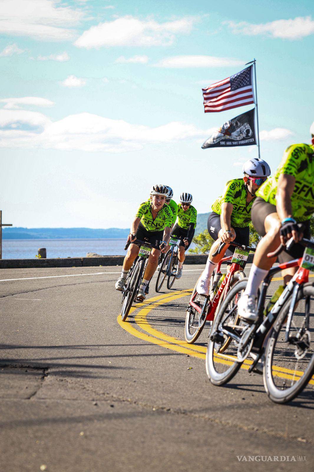 $!La ciclista originaria de Saltillo inició su trayectoria acompañando a una amiga en salidas recreativas.