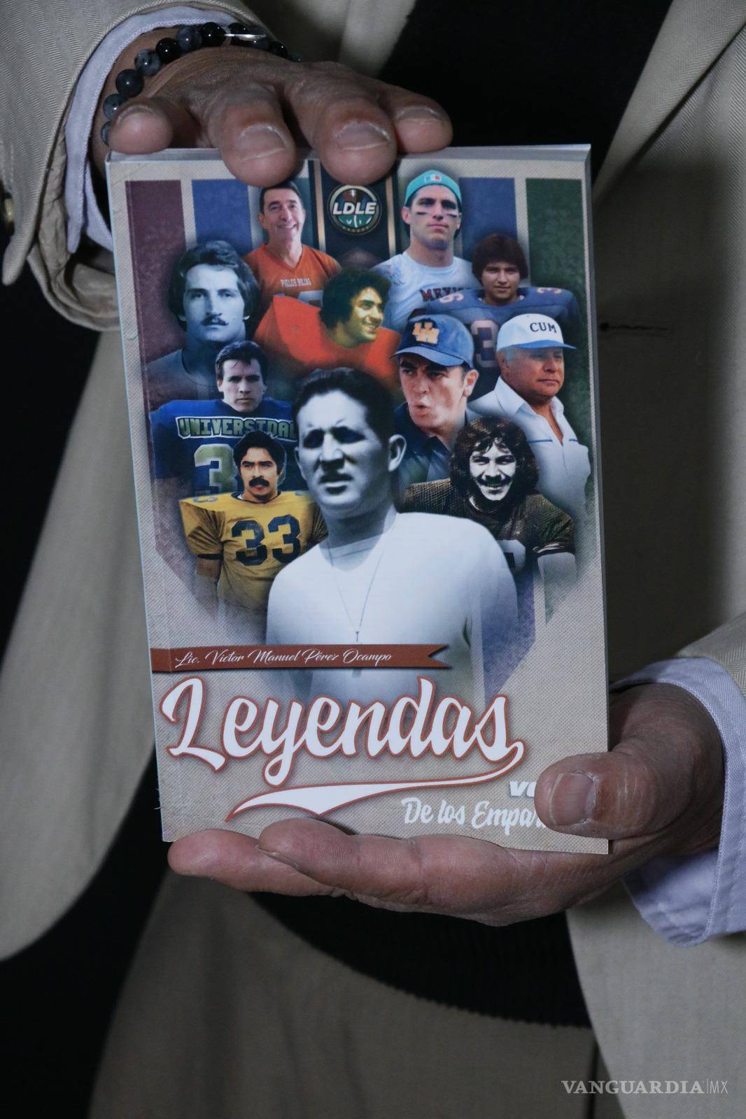 $!Víctor Manuel Pérez Ocampo y la evolución del fútbol americano en Saltillo a través de ‘Leyendas de los Emparrillados’