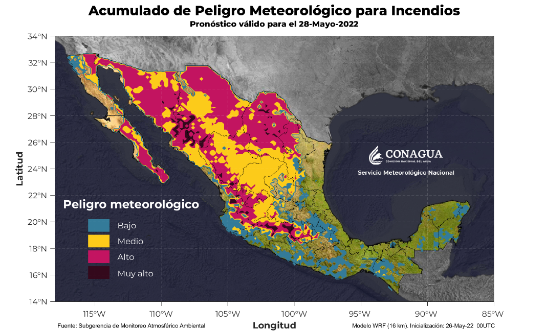 ¡Alertas!: continúa el riesgo de incendios en Coahuila