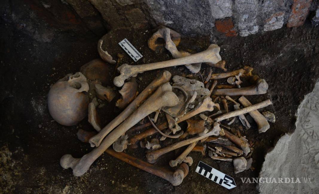 $!Arqueólogos hallaron entierros humanos asociados a la intervención francesa y el imperio de Maximiliano de Habsburgo.