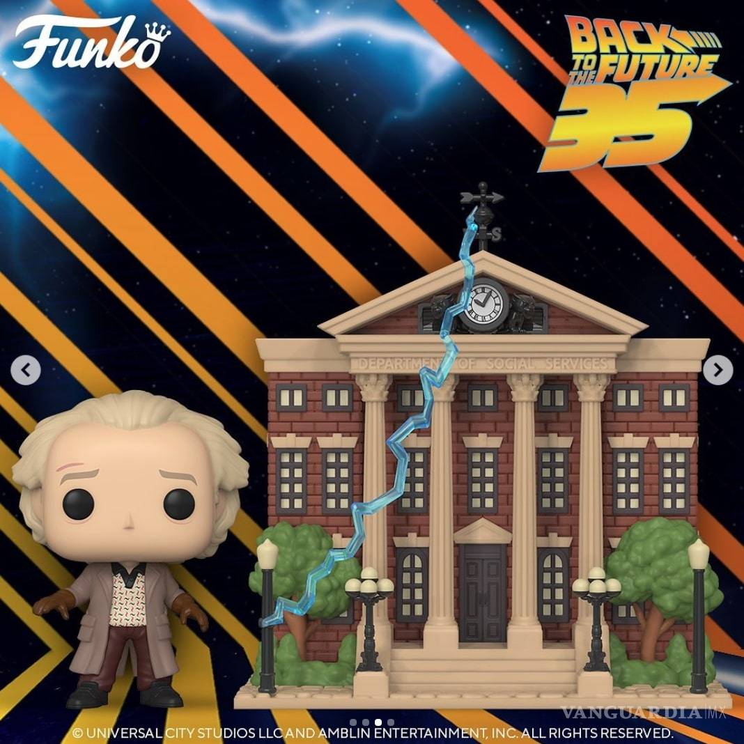 $!¡Llegaron del futuro! Presentan Funko Pop por el 35 aniversario de Volver al futuro