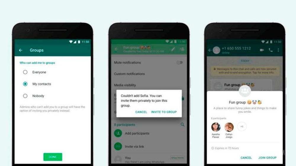 Ya puedes evitar que te agreguen a grupos de WhatsApp sin permiso