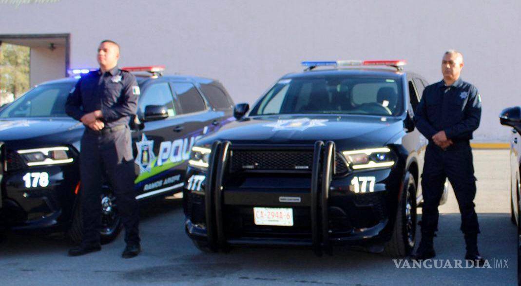 $!Policías municipales están preparados para reforzar la seguridad.