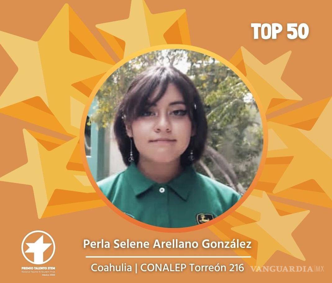 $!Perla Selene Arellano es estudiante del Conalep plantel Torreón.