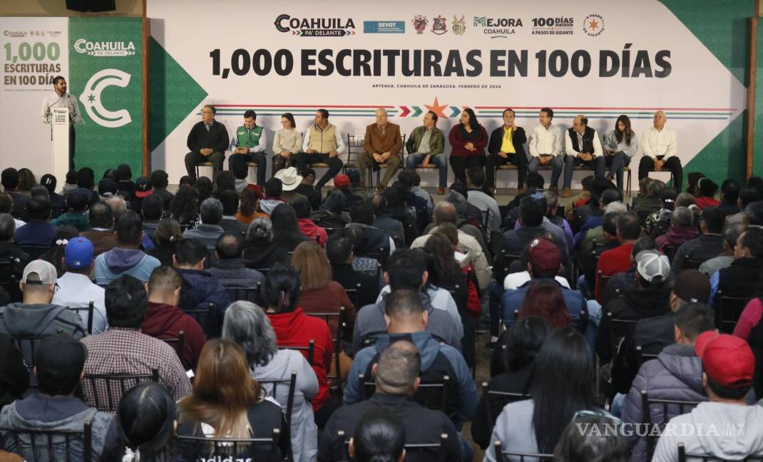 $!Más de 400 familias de Saltillo, Ramos Arizpe y Arteaga obtienen las escrituras