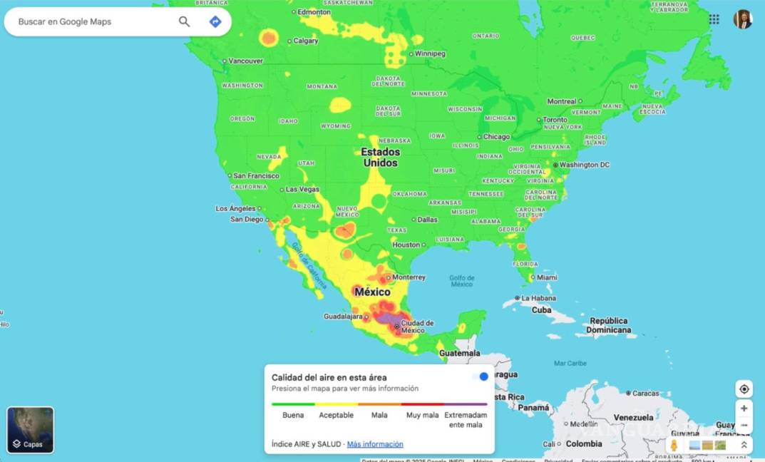 Saltillo, Monterrey, CDMX, Pachuca, Durango, entre las ciudades más contaminadas de Norteamérica