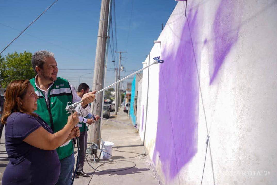 $!El programa busca mejorar la imagen urbana de diferentes colonias de Ramos Arizpe.