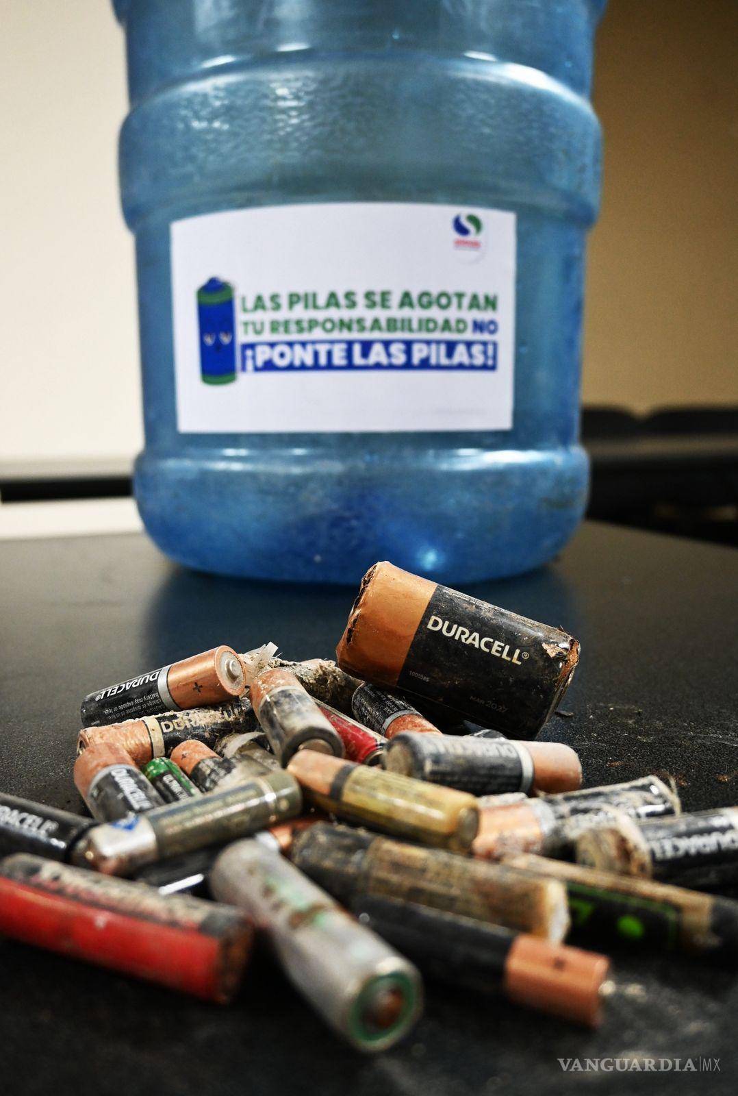 $!Una vez recolectadas, las pilas serán entregadas a una empresa especializada en el manejo y confinamiento de residuos, garantizando una disposición final segura y acorde con la normativa ambiental.