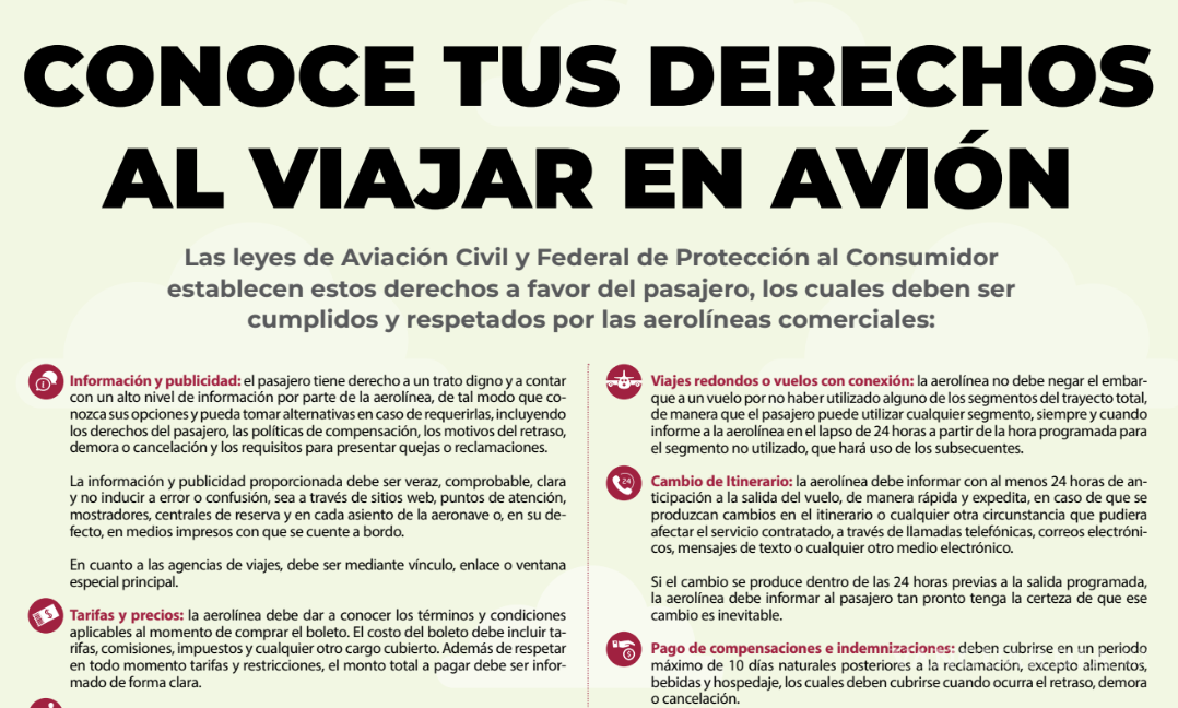 $!Los viajeros en México cuentan con derechos específicos ante retrasos, cancelaciones y sobreventa de vuelos, especialmente durante las vacaciones de fin de año.