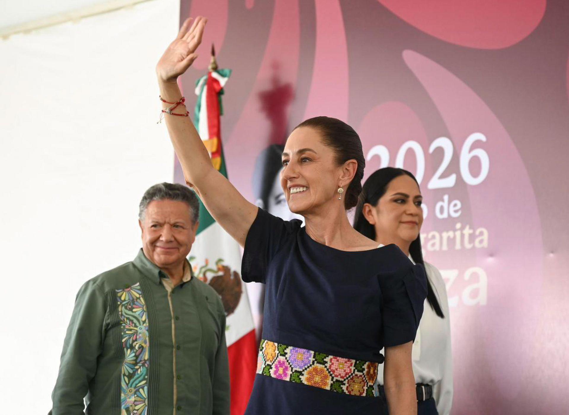 Reclamos por falta de medicinas llevan a Sheinbaum a hospital en Hidalgo