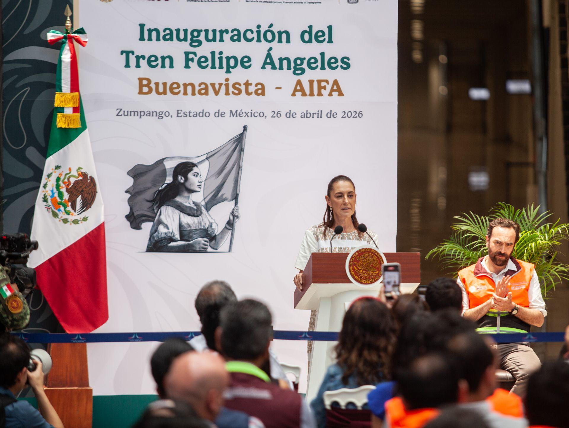 Tren Felipe Ángeles inicia operaciones con viaje de Buenavista al AIFA