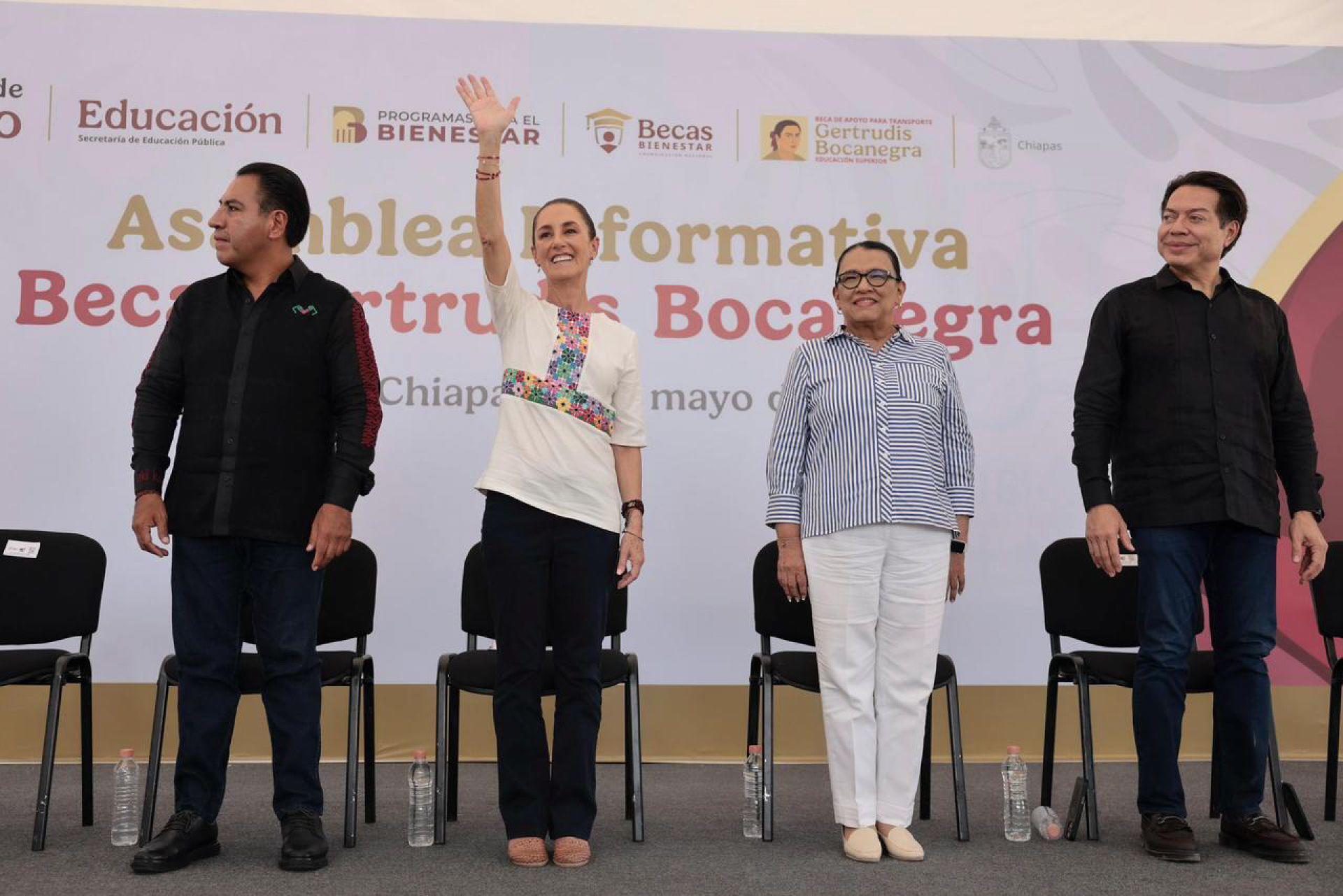 Mario Delgado afirma en Palenque que ‘la soberanía no se negocia’ y llama a unidad nacional