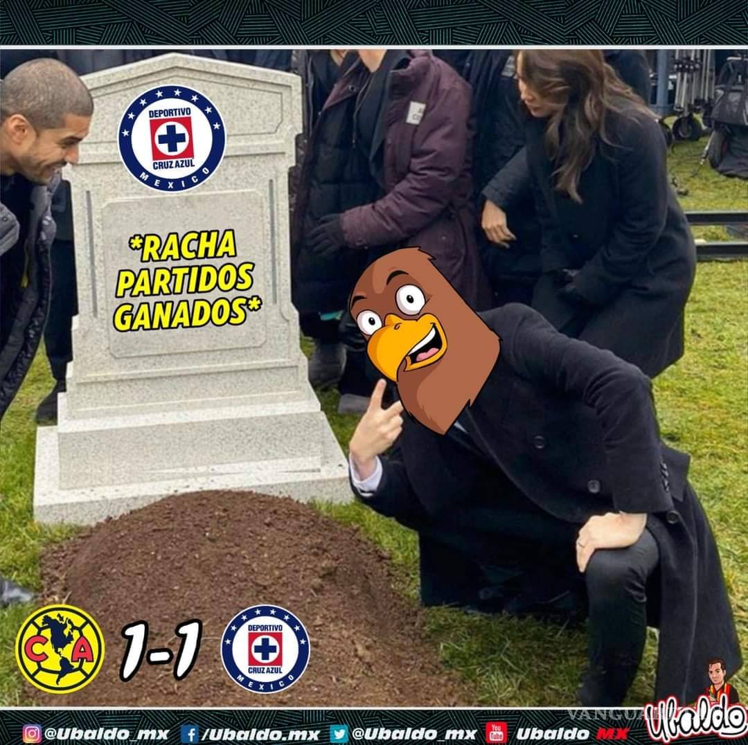 $!Los memes del empate entre América y Cruz Azul