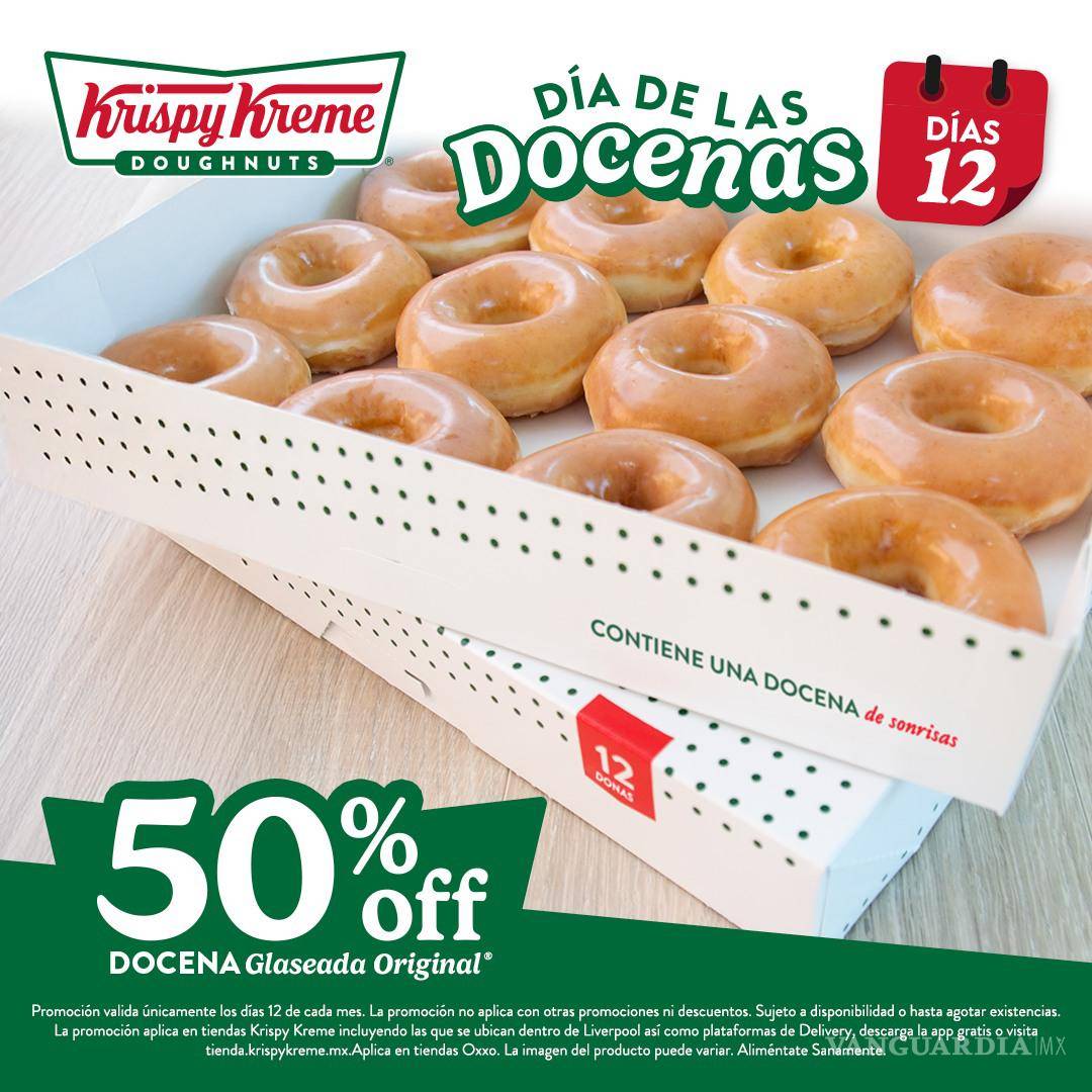$!Krispy Kreme lanza promoción del 50% en donas glaseadas por el Día de las Docenas solo por hoy