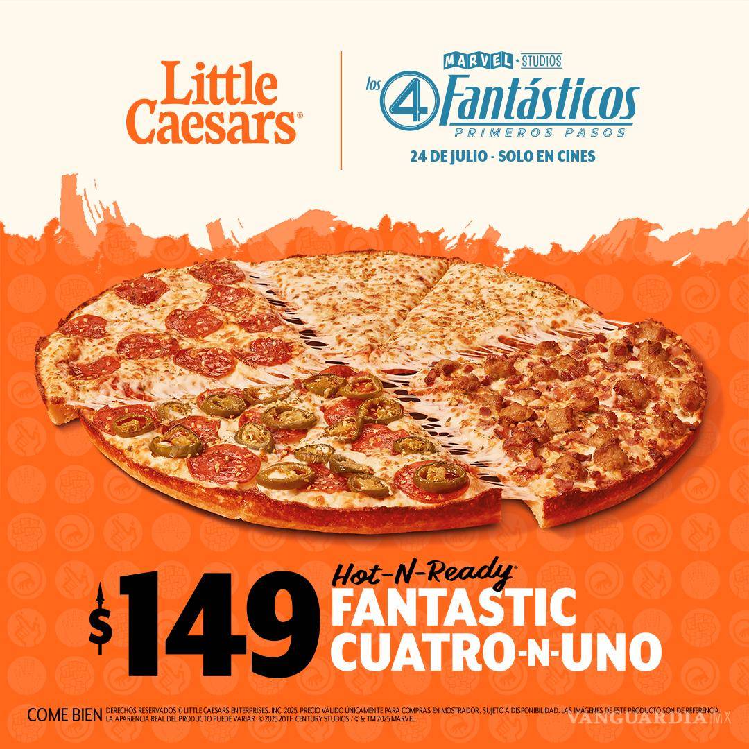 $!¡Pizza a $10 pesos, solo HOY! Little Caesars lanza promoción en Nuevo León, Coahuila y Durango