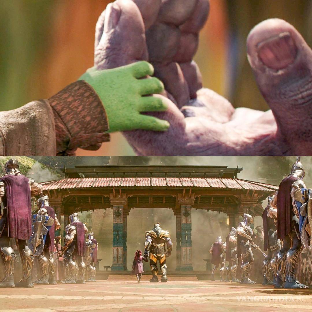 $!Padre e hija hacen tierno cosplay de Thanos y Gamora