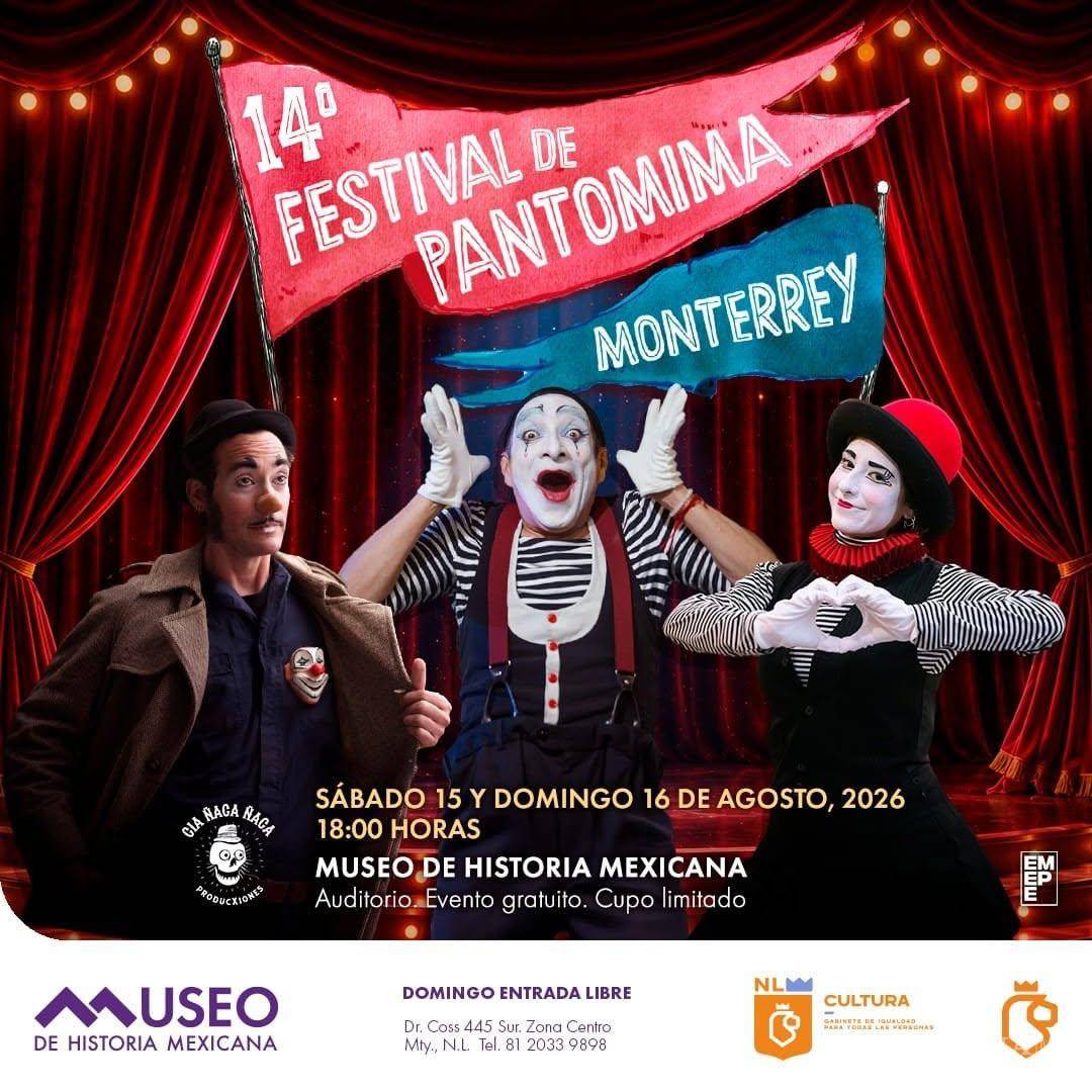 $!Realizarán el 14 Festival de Pantomima Monterrey 2026